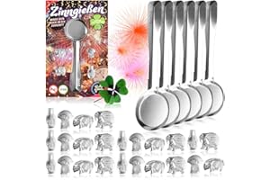 Robin Goods® 30-teiliges Set Zinngießen, Silvestergießen das Wahrsagerei-Partyspiel - die gesunde Alternative zum Bleigießen, Nicht nur zu Silvester (6)