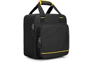 Rexmica Portable Tyre Inflator Storage Bag Compatible with DEWALT DCC020IB 20V Max Tyre Inflator, Air Compressor Carrying Bag Compatible with DEWALT DCC020IB Air Compressor, Batteries or Accessories