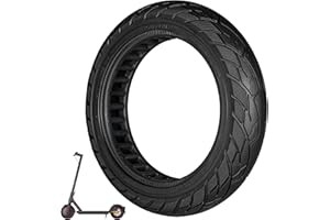 ANSENI Rueda Maciza 60/70-7.0compatible con Xiaomi 4 Pro/Pro Max, Rueda 10 pulgadas(10x2.5) Neumáticos de Reemplazo Rueda Antipinchazo (1 Unidad)