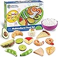 Learning Resources New Sprouts Multicultural Food Set, Pretend Play Food for Toddlers, Preschool Learning Toys, Kitchen Play Toys for Kids