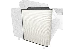 Italdos Tapis Griffoir Chat Protection Fauteuil Canapé pour Clous en Sisal Accoudoir - Côté Droit 60x50cm