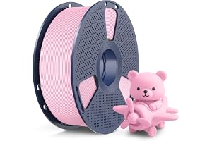 SUNLU High Speed Matte PLA Filament, 600mm/s Snelheid Gecombineerd met Duurzaamheid, Glad mat PLA filament voor 3D Printers, 1KG Spoel, Matte PLA Sakura roze