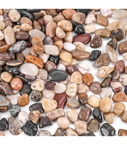 vidaXL Kiezelstenen gepolijst 2-5 cm 10 kg meerkleurig, kiezelstenen, kiezelstenen voor tuin, decoratieve stenen, decoratiestenen
