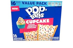 POP TARTS Pop-Tarts Cupcake Flavor 16 Count. Frosted Confetti. 27 oz. (786 g)
