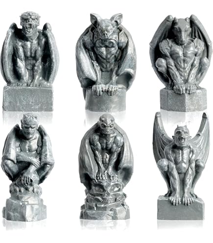 Statuetta Gargoyle 'Grasp Of Darkness' – Poliresina Dipinta A Mano, Stile Gotico, Per Collezionisti E Amanti Del Fantasy