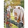 3D LiveLife Jotter - Just Visiting from Deluxebase. Lenticular 3D Horse A6 Spiral Notebook with plain recycled paper pages. Artwork licensed from renowned artist Persis Clayton Weirs
