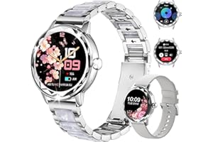 Homailida Smartwatch Donna, 1,2" Orologio Fitness con Effettua/Risposta Chiamate, 100+ Sportive Fitness Tracker, Fisiologia Femminile Notifiche, Impermeabil IP68 Smart Watch per Android iOS