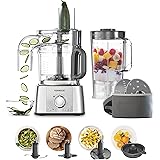 Kenwood Robot da Cucina MultiPro Express FDP65.590SI con Ampia Gamma di Accessori, Ciotola di Capacità 3 L, Potenza 1000 W, 2