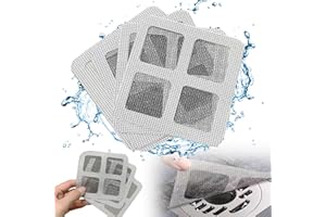 Zamety 100 Pezzo Raccogli Capelli Doccia Usa e Getta, Filtro Doccia Capelli Adesivi, Filtro Lavandino Cucina Usa e Getta, Adesivi per Filtro Scarico Doccia per Vasca, Bagno e Cucina, 10 cm, Grigio