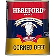 Hereford Corned Beef 6er Pack I 6 x 340 g I gepökeltes Rindfleisch zerkleinert und in eigenem Saft gekocht I original Herefor