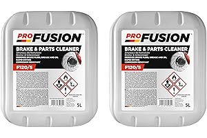 ProFusion Limpiador de Frenos y Embrague Líquido – Brake & Parts Cleaner – Elimina Aceites, Grasas, Alquitrán y Pegamento – Pack de 2 x 5L = 10L
