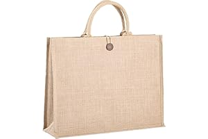 My Custom Style Borsa shopper Juta beige 45x35x15 manici 40