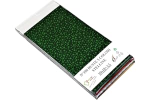 PACK-IN CENTER SRL Buste regalo METAL STELLINE, con Striscia Adesiva, Colori Assortiti, Dimensione cm 10x18+3,5 - Pezzi 100