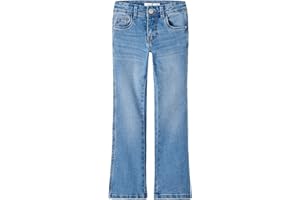 NAME IT - Nkfpolly Skinny Boot Jeans 1142-au Noos, Jeans dalla vestibilità Skinny Bambine e Ragazze