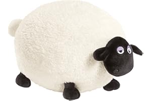 NICI- Peluche Mouton Shirley 30cm, 39657, Noir/Blanc