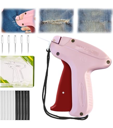 Pistolet Agrafeuse Matelassage Fixateur Rapide Vêtements – Mini Machine à Coudre Sans Fil + Aiguilles