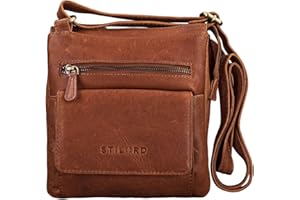 STILORD 'Leon' Besace en Cuir Vintage Sac à Bandoulière Main Epaule Homme Femme Petit Sacoche Pochette