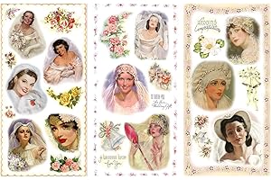 Decoupage Paper Pack (12 Sheets A4 / 20x30cm) Bride Groom Wedding FLONZ Vintage Ephemera