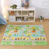 MooieBaby's Funny Zoo Cute Animals Katlanabilir Oyun Matı Oyun Halısı 150 X 180 X 1 Cm