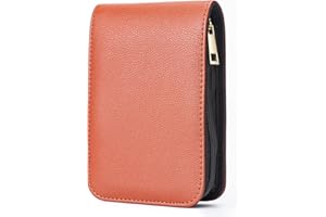 Lanxivi Pióro wieczne pióro kulkowe ze skóry PU segregator na 12 długopisów (kawowy)