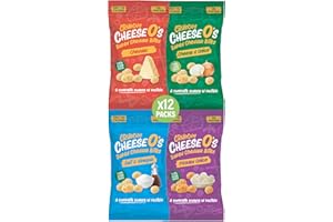 CheeseO's Puffkäsenuggets - verschiedene Sorten Sortiment 12 Beutel à 20g - Ketosnacks - Perfekt für Aperio - Reich an Proteinen - kohlenhydratarm - Keto-/Keto-Diät - Glutenfrei