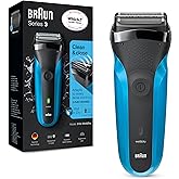 Braun Hassas Sakal D&uuml;zelticili Erkekler İ&ccedil;in Seri 3 Elektrikli Tıraş Makinesi, Erkekler i&ccedil;in Islak ve Kuru Elektrikli Tıraş M