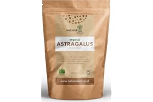 Natures Root Organic Astragalus Root Powder 250g - Boost Vitality | Promotes Healing | Reduces Fatigue | Helps Digestion