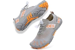 DimaiGlobal Calzado Descalzos Niñas Niños Zapatillas de Trail Running Barefoot Secado Rápido Zapatos de Agua Transpirable Antideslizante para Playa
