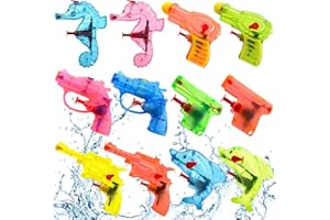 Lets Joy 12 Pièces Pistolet à Eau Enfant Miniature, Pistolet à Eau Enfant, Petit Pistolet à Eau, Jouet d'Eté Pistolet à Eau, Plein Air Pistolets Eau pour Piscine Plage