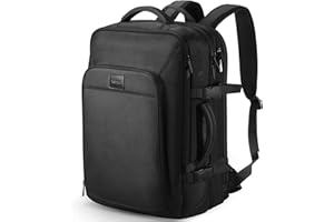 HOMIEE Plecak podróżny, bagaż podręczny, możliwość rozszerzenia, 38 do 50 l, plecak na laptopa 17,3", dla mężczyzn i kobiet, bagaż podręczny, samolot, składana torba podróżna, duża torba podróżna