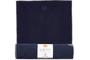 MANDUKA Yogitoes Yoga Mat Towel - Absorbent, Non-Slip, Quick-Drying Microfiber Towel with Non-Slip Technology for Hot Yoga, Pilates, Beach and General Fitness