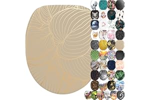 Sanilo Abattant WC frein de chute, Grande sélection de lunettes de toilette avec abaissement automatique, Fixation facile (Hosta)