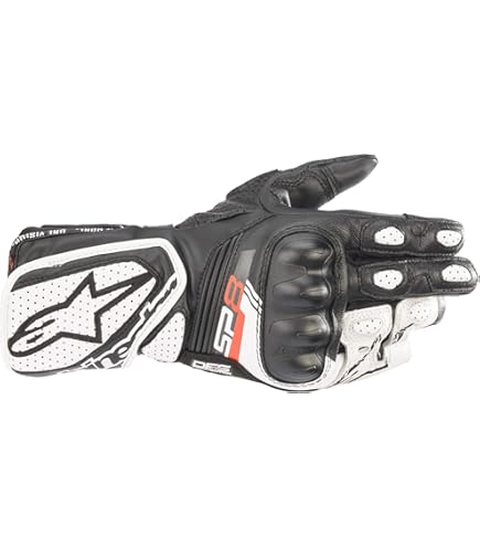 ALPINESTARS SP 8 V3 GLOVE (COLOR - BLACK RED FL) (SIZE - X LARGE