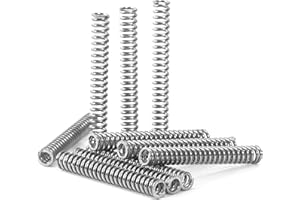 GUNGY Ressort de Compression 30mm Ressorts Compression en Acier Inoxydable Diamètre du Fil 0,7mm Diamètre Extérieur 4mm Force du ressort 2,7KG 20 Pièces