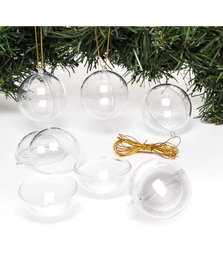 Kerstballen - 12x st - transparant parelmoer- 6 cm - kunststof - Kerstballen lichtroze - warenhuis