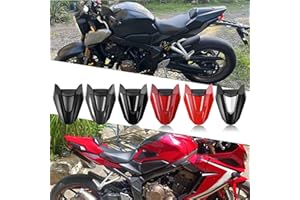 WOOGA Motocicletta posteriore Pillion coprisedile passeggero carena Cowl per Ho&nda CB650R/ CBR650R Parti modificate 2019 2020 2021 2022 2023(Nero lucido)