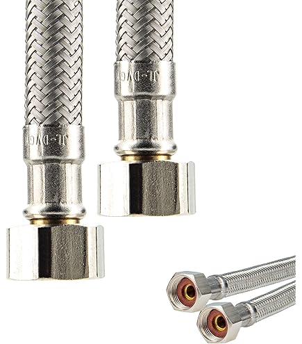 Tubo corazzato 3/8Ü x 3/8Ü Curva, Tubo flessibile DN8 per Sanitario