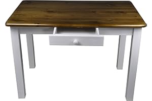 ‎MAGNETIC MOBEL Magnetic Mobel Esstisch mit Schublade Küchentisch Tisch Restaurant Massiv Holz Kiefer (50x70, Eiche)