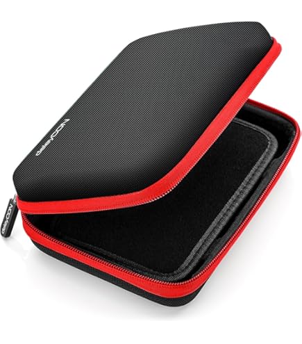 Black Carry Case Travel Bag For TomTom Start 60 6'' Screen Sat Nav With Carry Strap And Accessory Storage