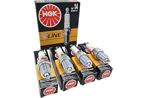 ‎NGK 4x NGK 6465 BKR6E-11 Zündkerze V-Line 14 für HONDA KIA MAZDA NISSAN SUZUKI