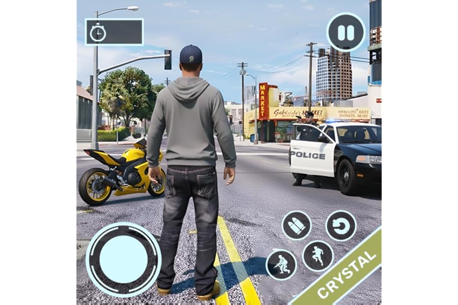 City Gangster Offline Urbanes 3D-Spiel – Crystal
