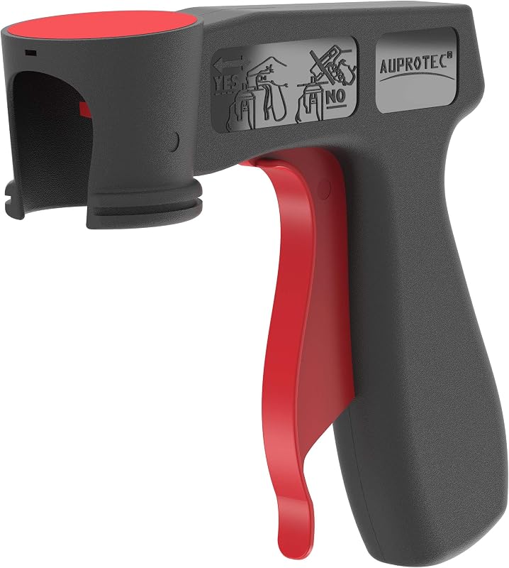 AUPROTEC Original Pistolengriff fĂĽr SprĂĽhdosen Spraydosen Handgriff Halter Griff Lackdosenhalter
