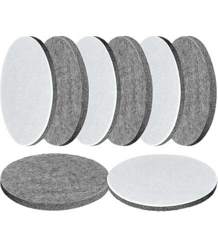 Lot De 10 Disques Ronds En Feutre De Laine De 10,2 Cm, Pour Meuleuse D