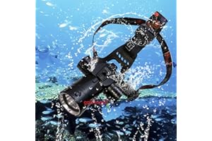 BIGMACHINE BIGMAC Ricaricabile Alluminio Impermeabile Immersione Nuoto Escursionismo Campeggio Caccia Pesca Faro Subacquea 1800 Lumen Testa della Torcia Submarine Snorkeling Luce di Sicurezza