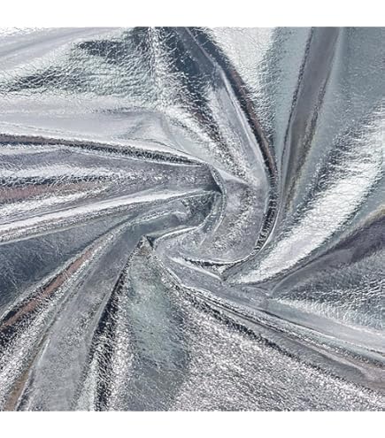30x135cm holografisch kunstleer vinyl, metallic gespiegelde ambachten