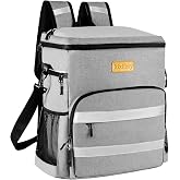 Kiximay Insulated Cooler Backpack 30L &ndash; Large Thermal Bag for Food, Waterproof, Keeps Cold for More than 24 Hours, Portable C