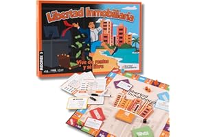 TCGFACTORY LIBERTAD INMOBILIARIA | Juego de Mesa Educativo | Juegos de Mesa Adulto Aprender a Invertir | Board Games Libertad Financiera Inversión Inmuebles | Juego de Mesa Adulto y Niños +14 años | Carlos Galan
