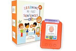 Speech and Language Resources | Talking Flash Cards for Kids | Pocket Speech | Speech Therapy Toys | Learning my First Sentences - Editorial GEU (English)