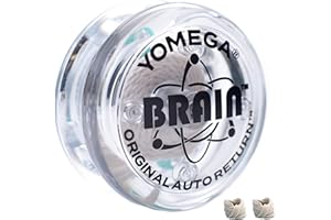 Yomega - Le Brain Original - Yoyo Professionnel pour Enfants et débutants, yoyo à retournement Automatique réactif, idéal pour Les Tours de Cordes + 2 Cordes supplémentaires