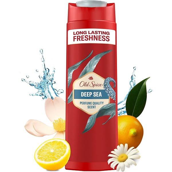Old Spice Deep Sea Deodorant Bodyspray – Aluminiumfrei, 48H Schutz, Anti-Flecken